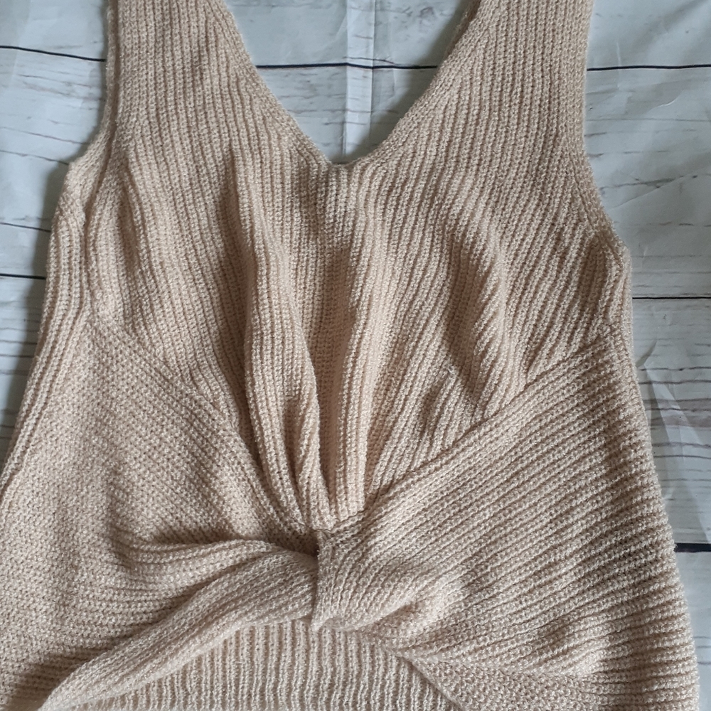Crocheted sweater tank